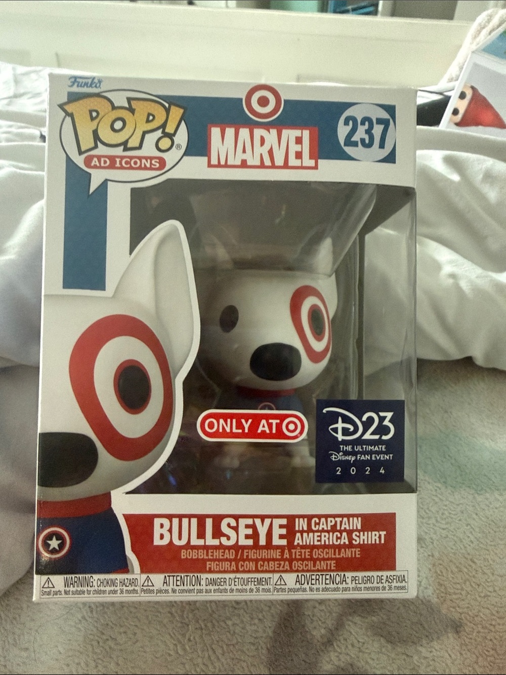 Funko Bullseye Target Dog Pop! Vinyl - White, Red, Black